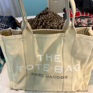 Marc Jacobs Cream Canvas Tote